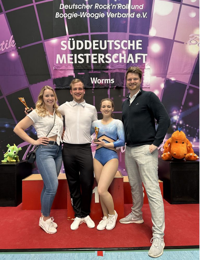 Kristin Asmussen, Christoph Elis, Marie Elis und Tim Eisenreich_Süddeutsche Meisterschaft 2023 Worms
